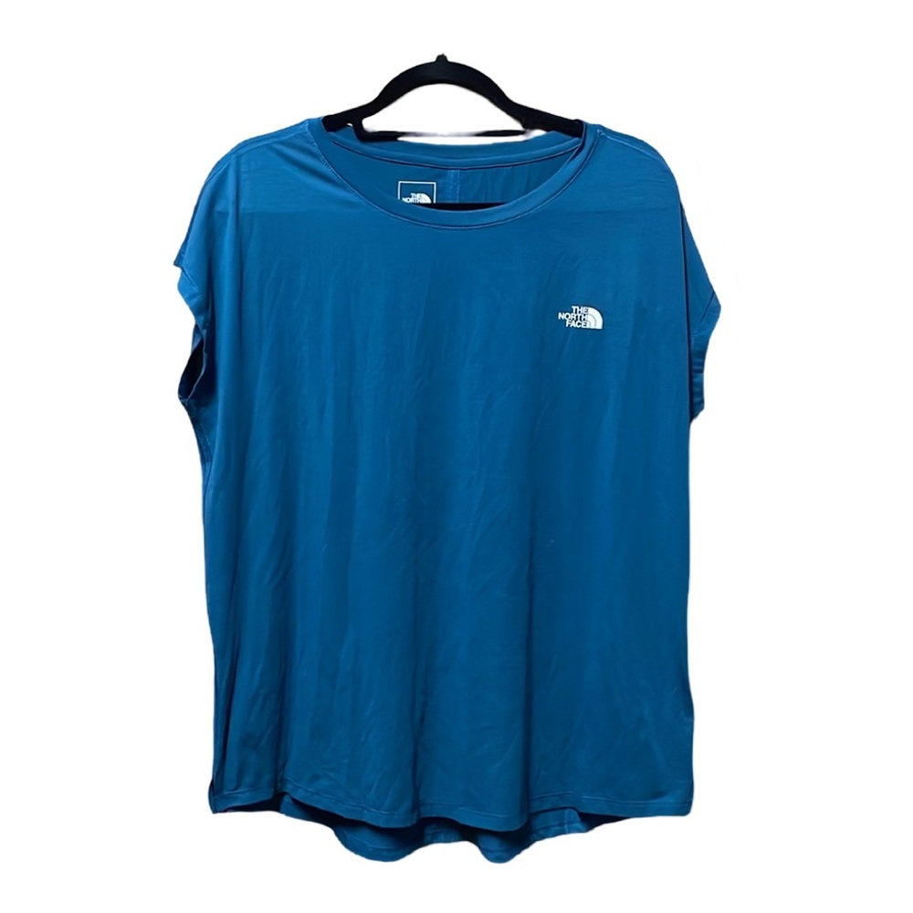 NWT North Face Tee - Blue Coral - Size L